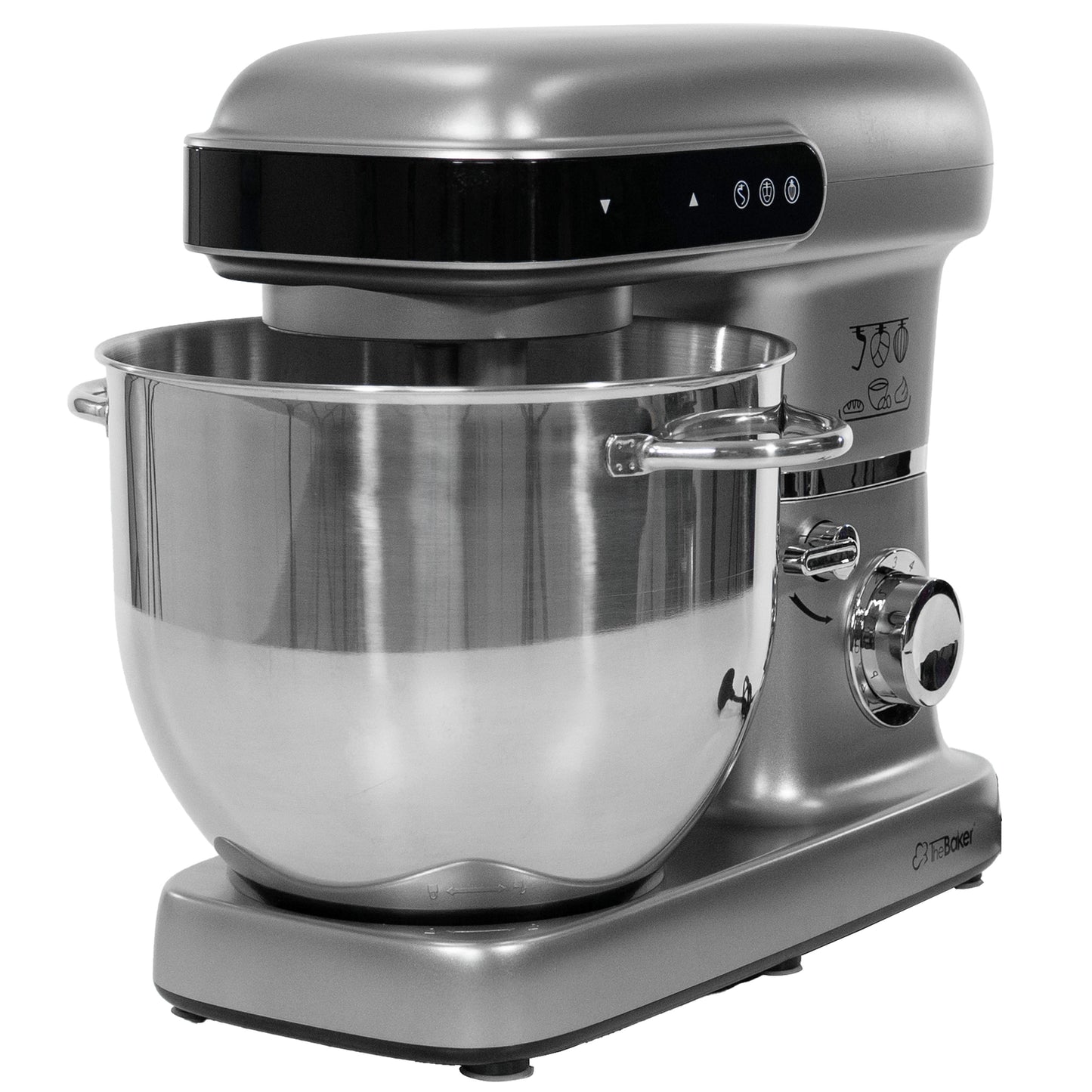 The Baker Artisan SE.M2 stand mixer in Light Grey