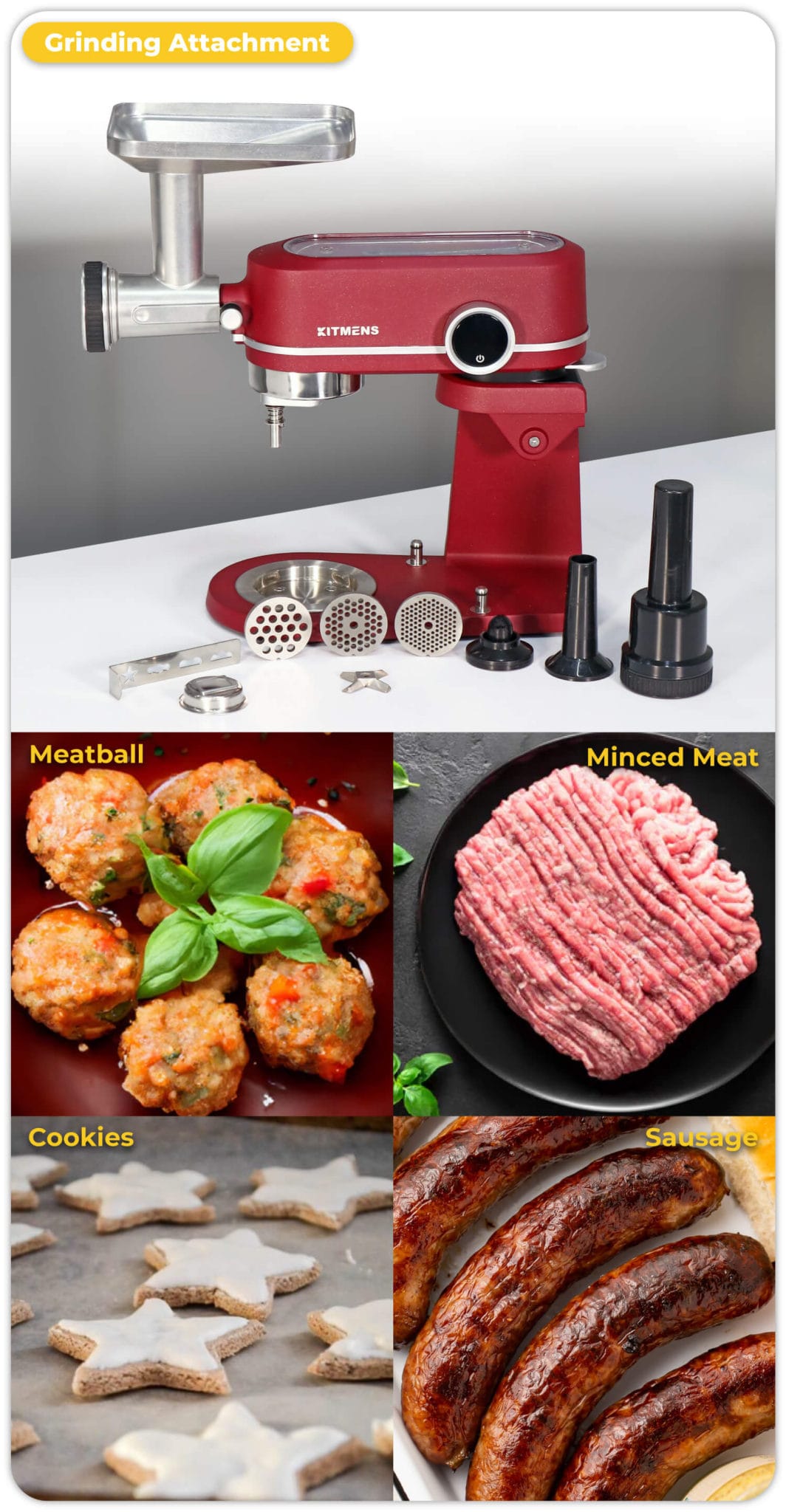 Kitmens KM-B5 Stand Mixer (5.2L)