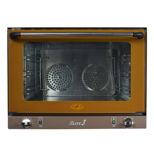 Soner Elite 3 — Electric Convection Oven, 3 Trays