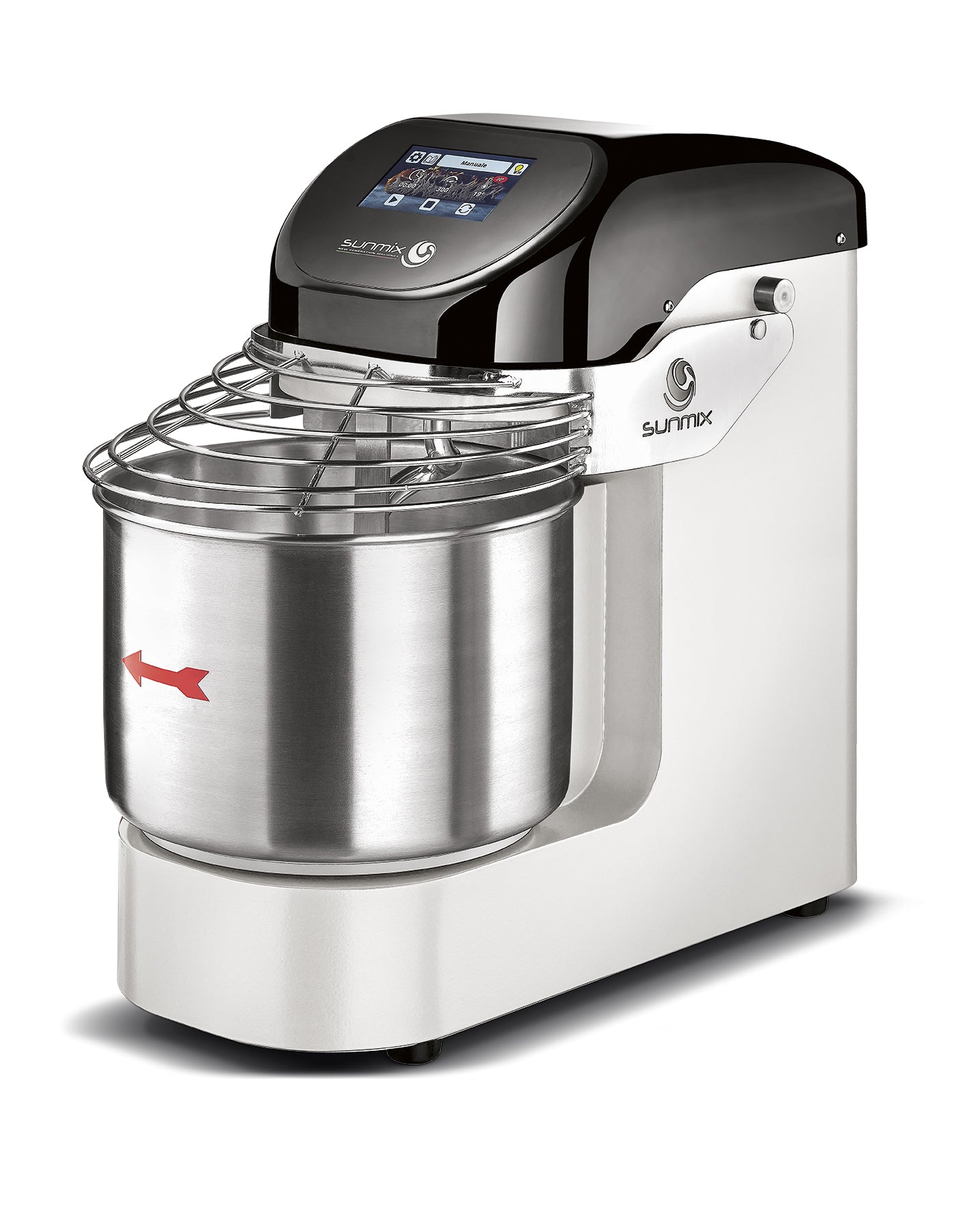Sunmix EVO10 spiral dough mixer in Bianco Puro