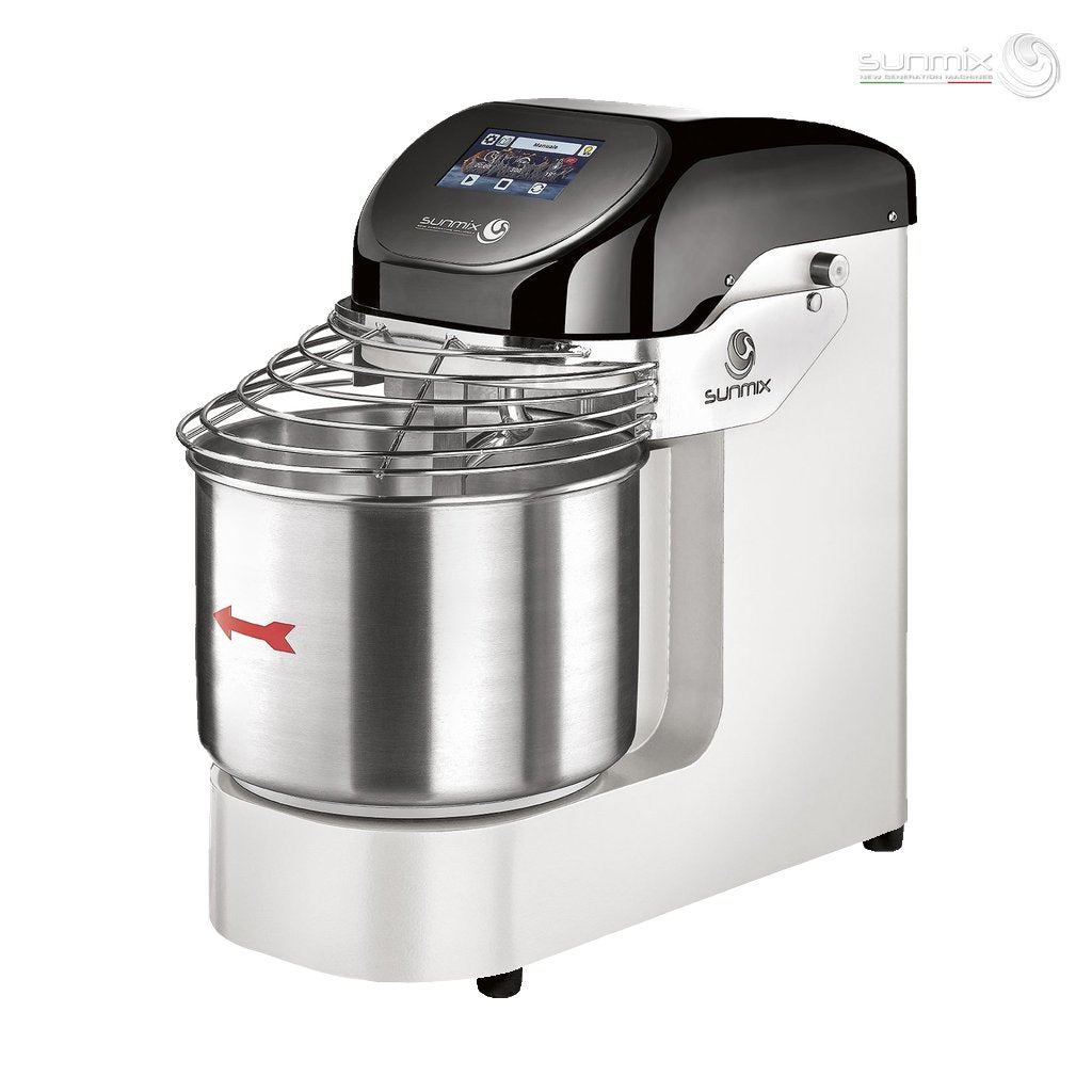 Sunmix EVO10 spiral dough mixer in Bianco Puro