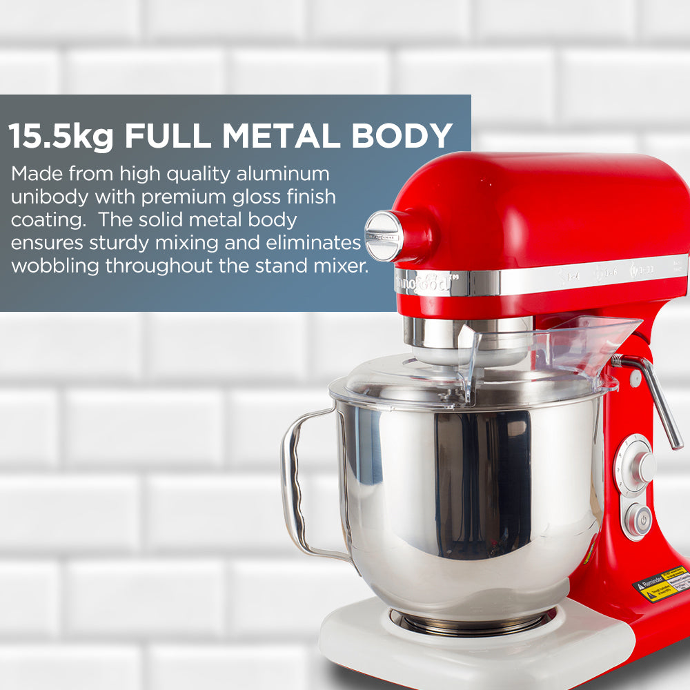 Innofood KT-7500 Heavy Duty Professional Series Stand Mixer (7L)