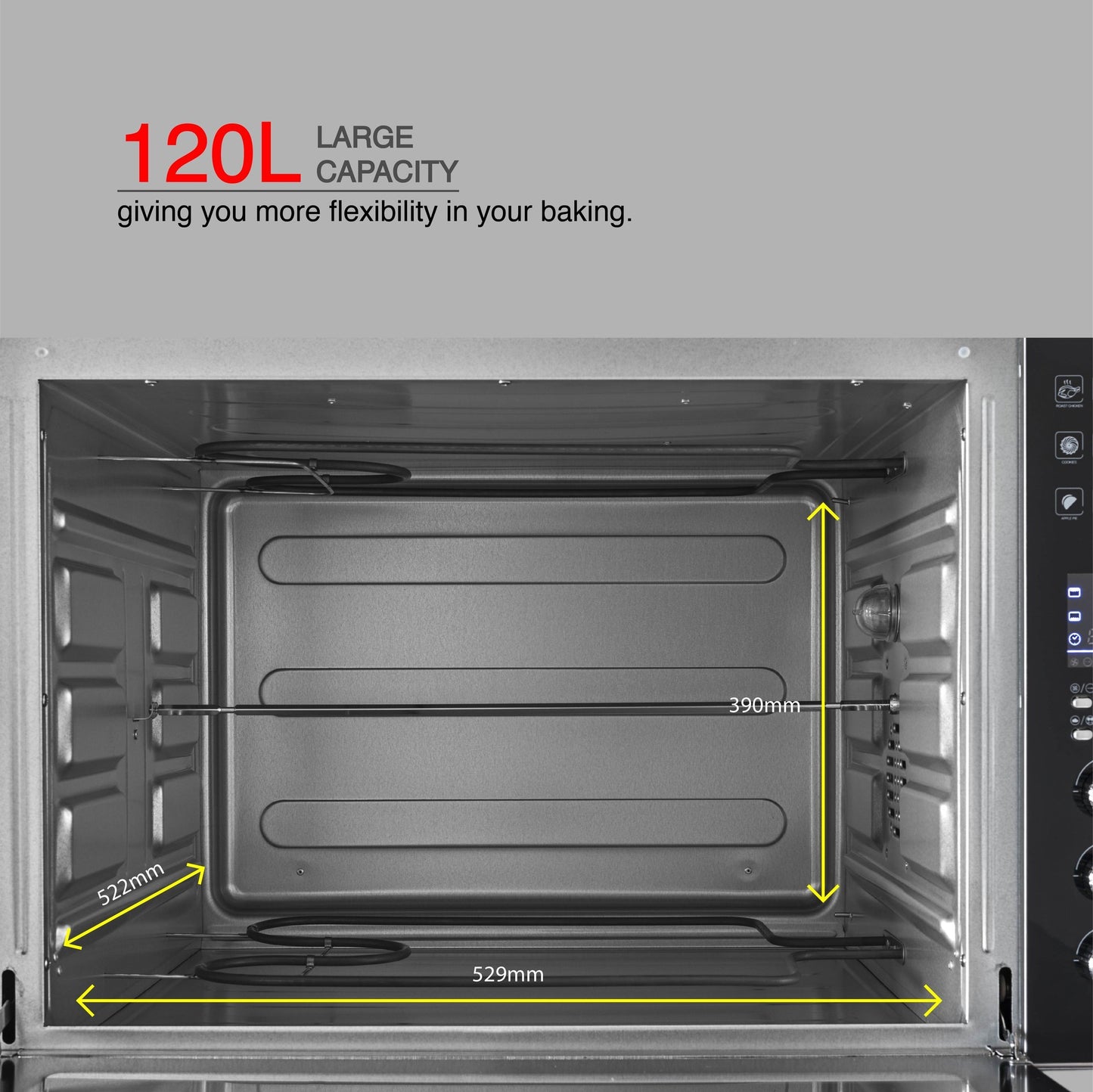 Innofood 120L Digital Portable Electric Oven
