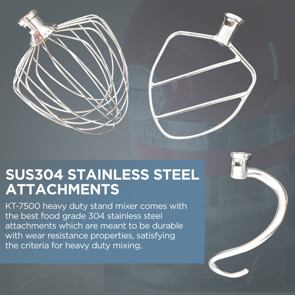 Innofood Heavy Duty Professional Egg Whisk Accessories (7L) KT-7500/7600