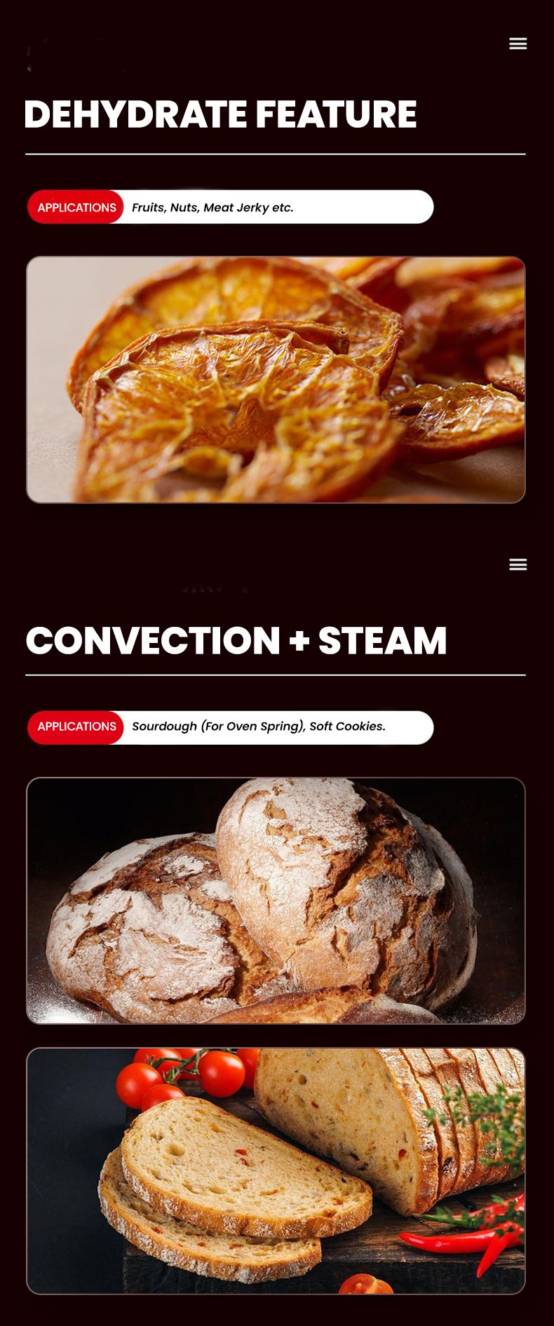 Innofood S65C Vortex Turbo Convection Oven - Steam Injection/Dough Proofing (65L)