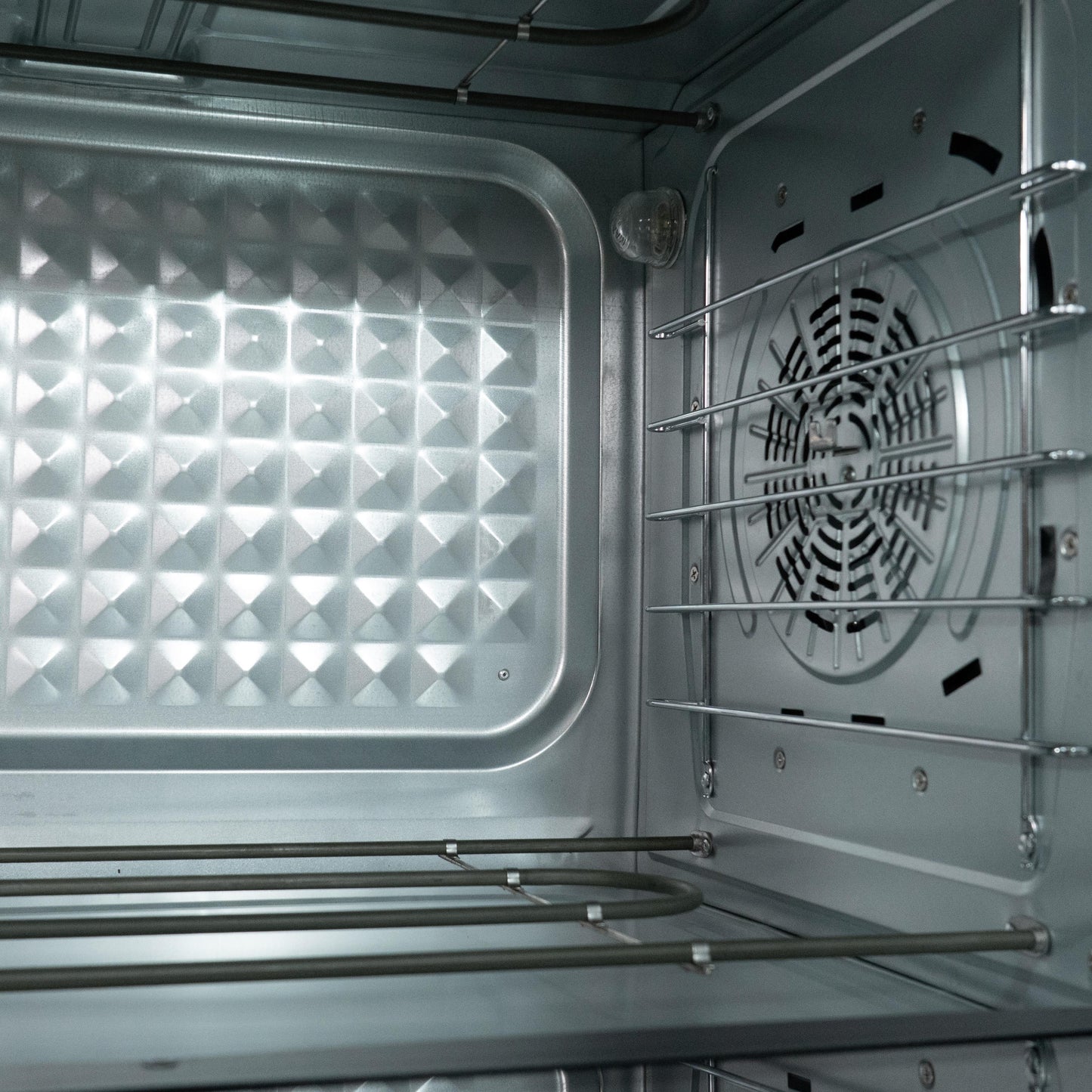 The Baker ESMX-100P rotisserie and convection function