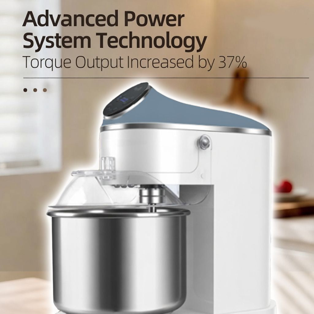 Innofood Heavy Duty Table Top Spiral Mixer For Bread Dough 10L & 15L (4kg and 6kg Dry Flour Capacity) KT-H10D & KT-H15D