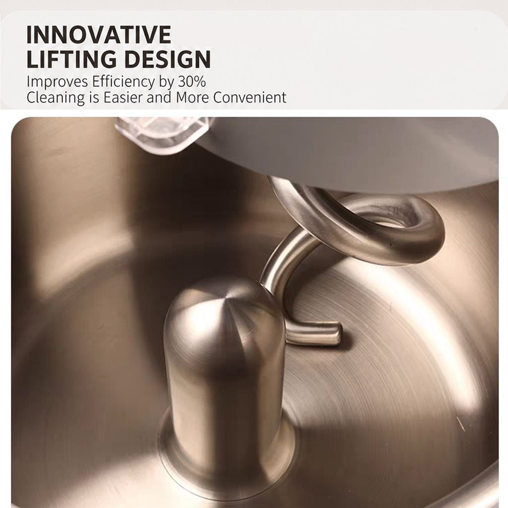 Innofood Heavy Duty Table Top Spiral Mixer For Bread Dough 10L & 15L (4kg and 6kg Dry Flour Capacity) KT-H10D & KT-H15D