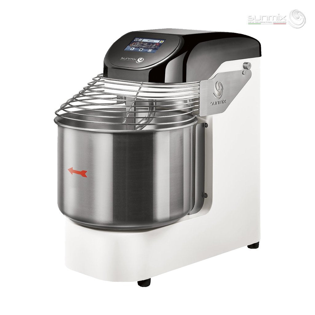 Sunmix EVO20 spiral dough mixer in Bianco Puro