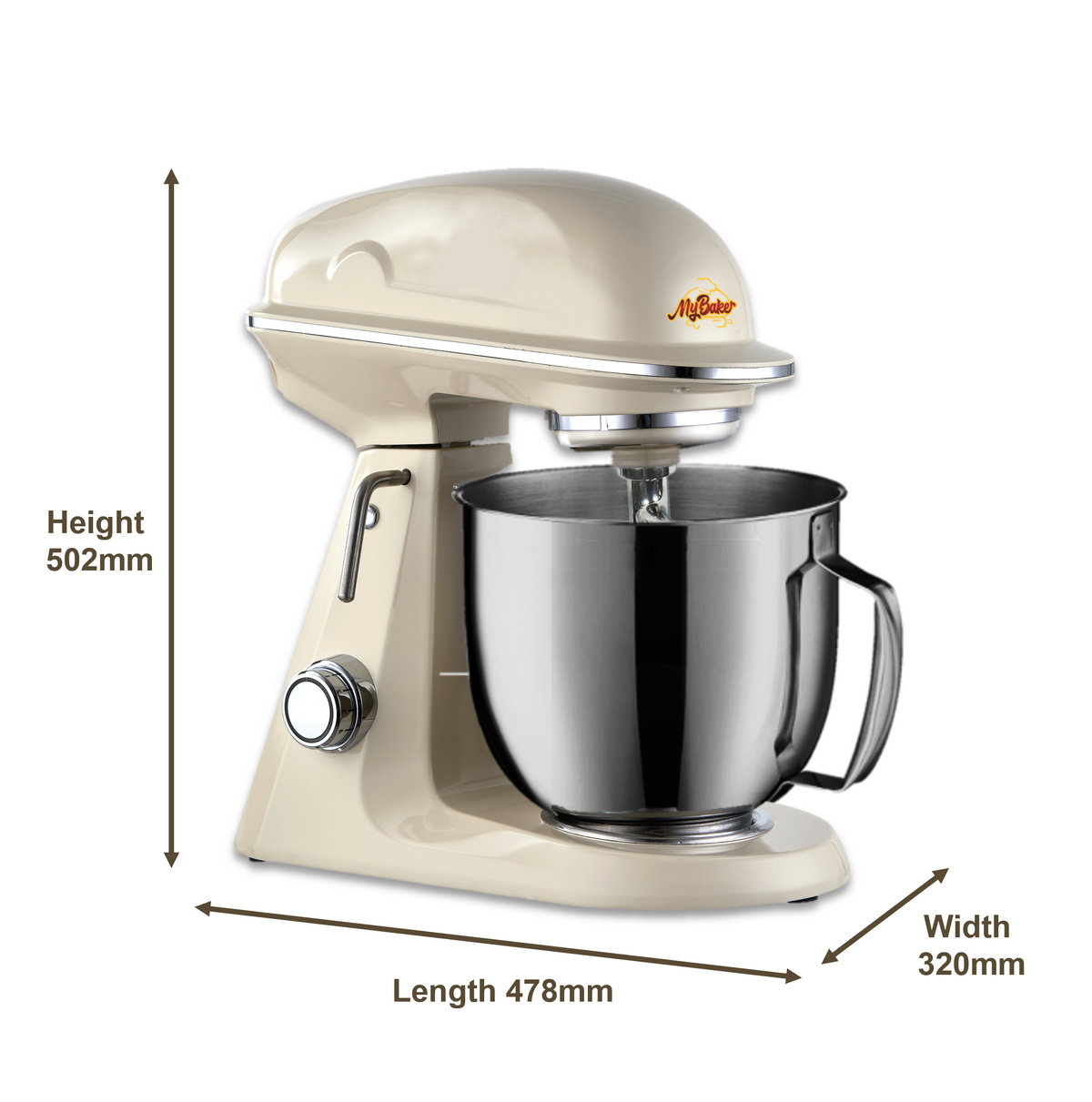 MyBaker KNIGHT 7AH dimensions