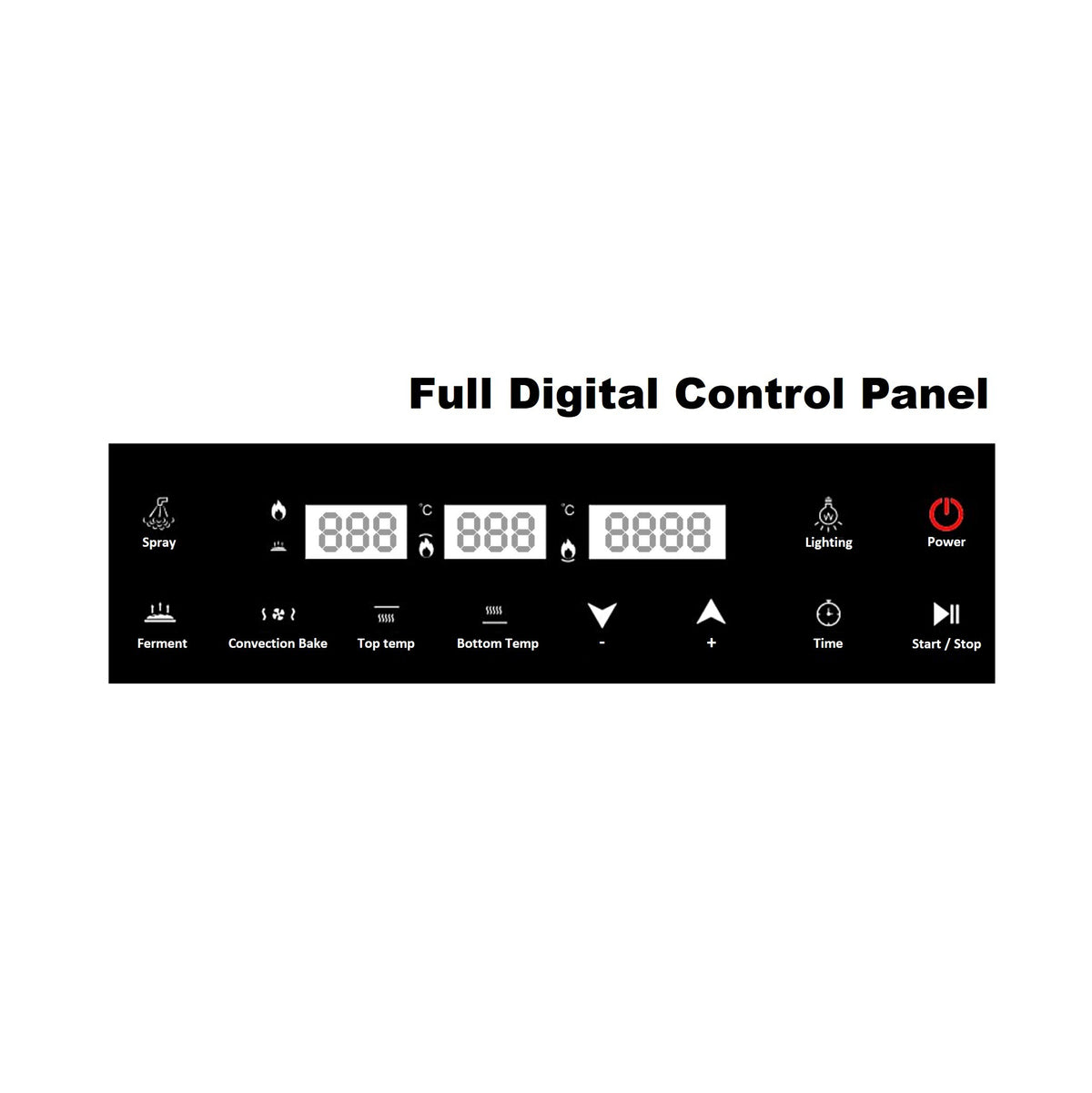 MyBaker Ultimate 2500 digital control panel