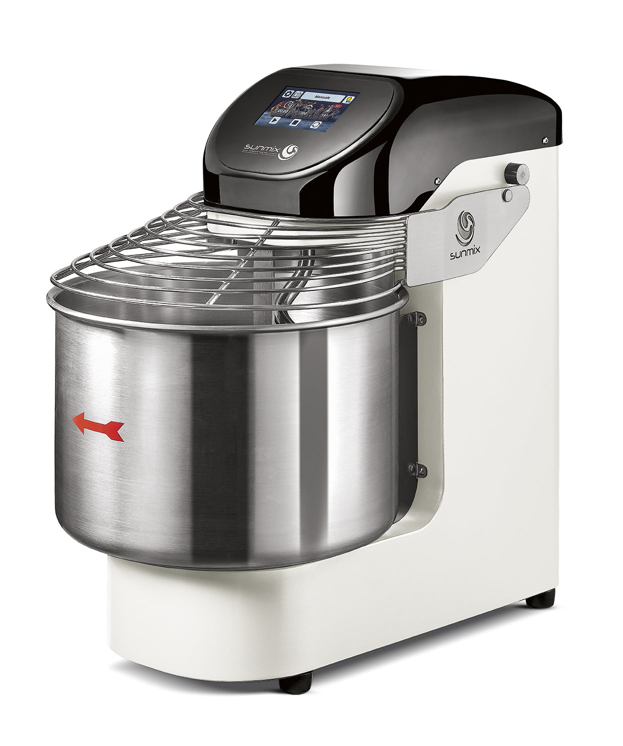 Sunmix EVO15 spiral dough mixer in Bianco Puro