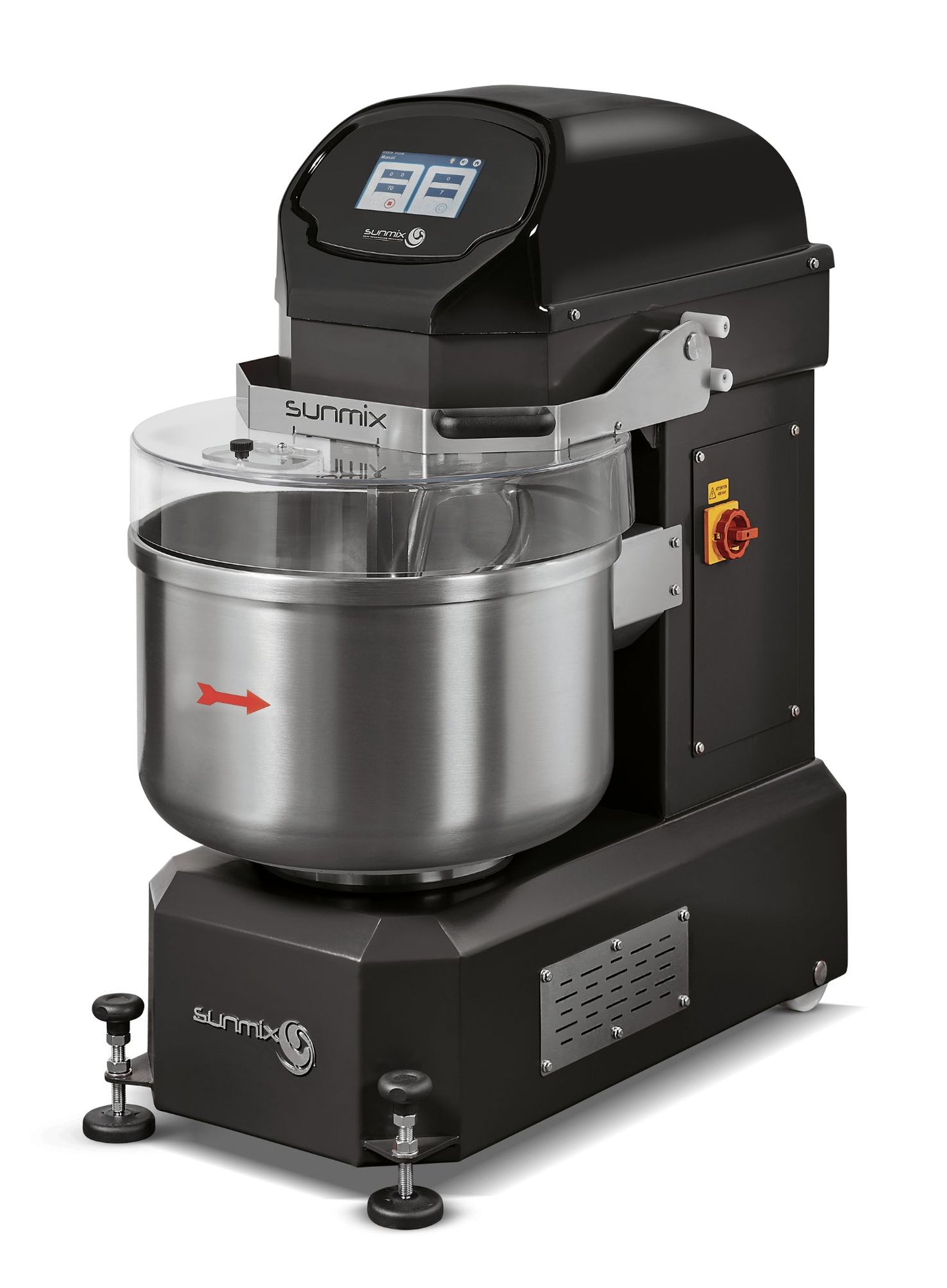 Sunmix QUEEN 60-2 spiral dough mixer in Nero Profondo