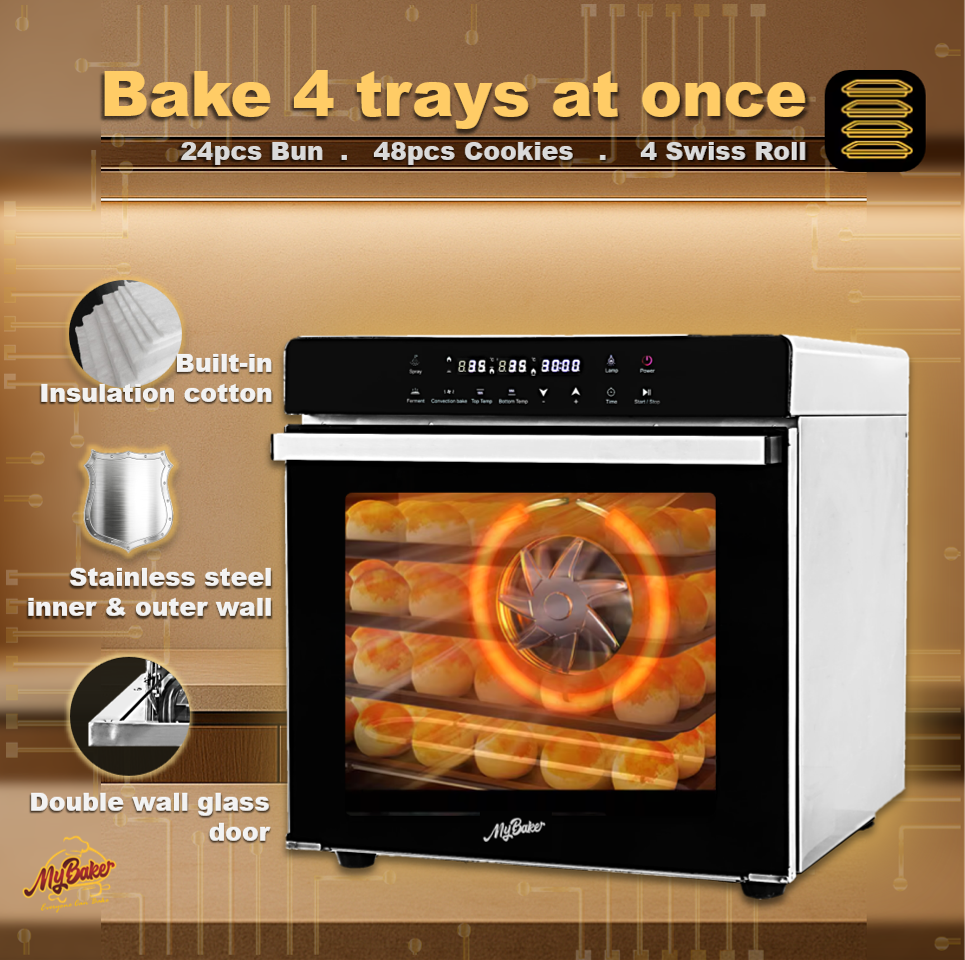 MyBaker Ultimate 2500 bakes 4 trays at once