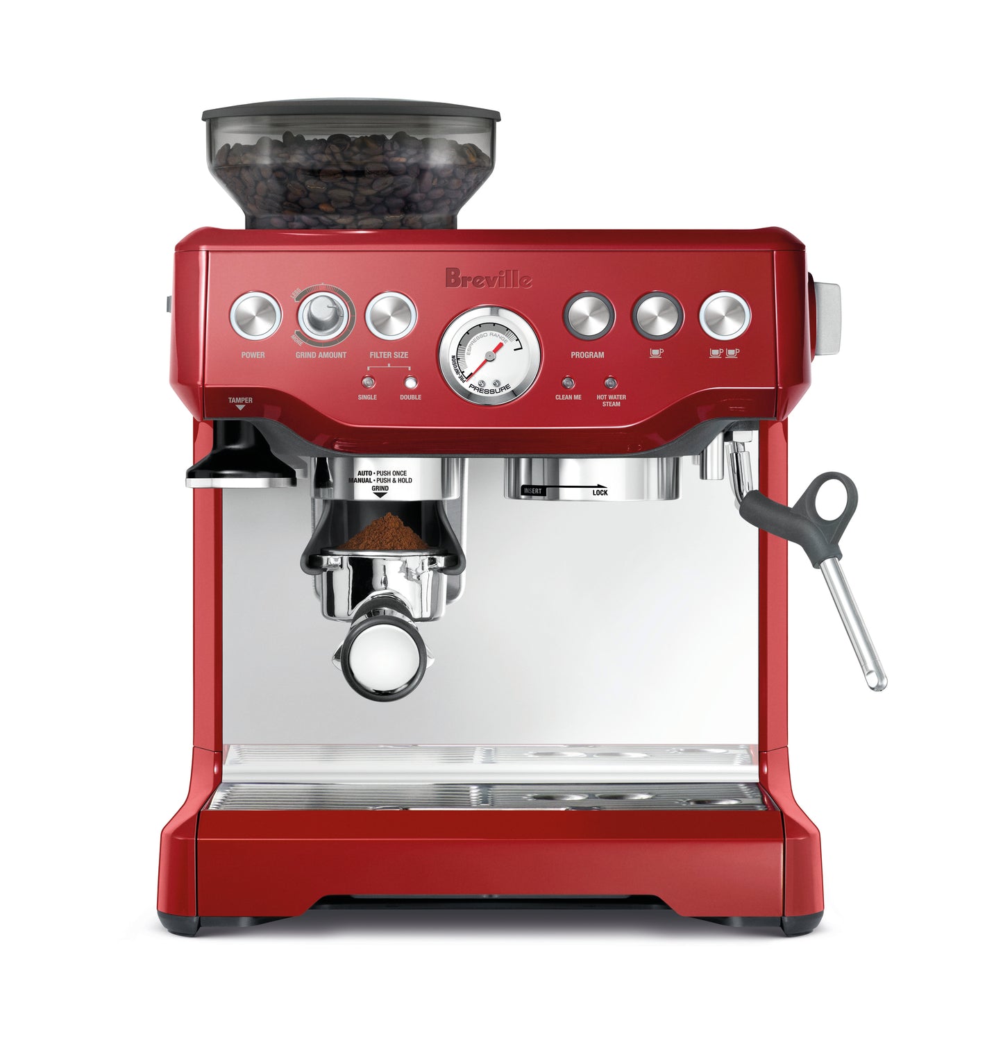 Breville Barista Express BES870CRN Cranberry Red