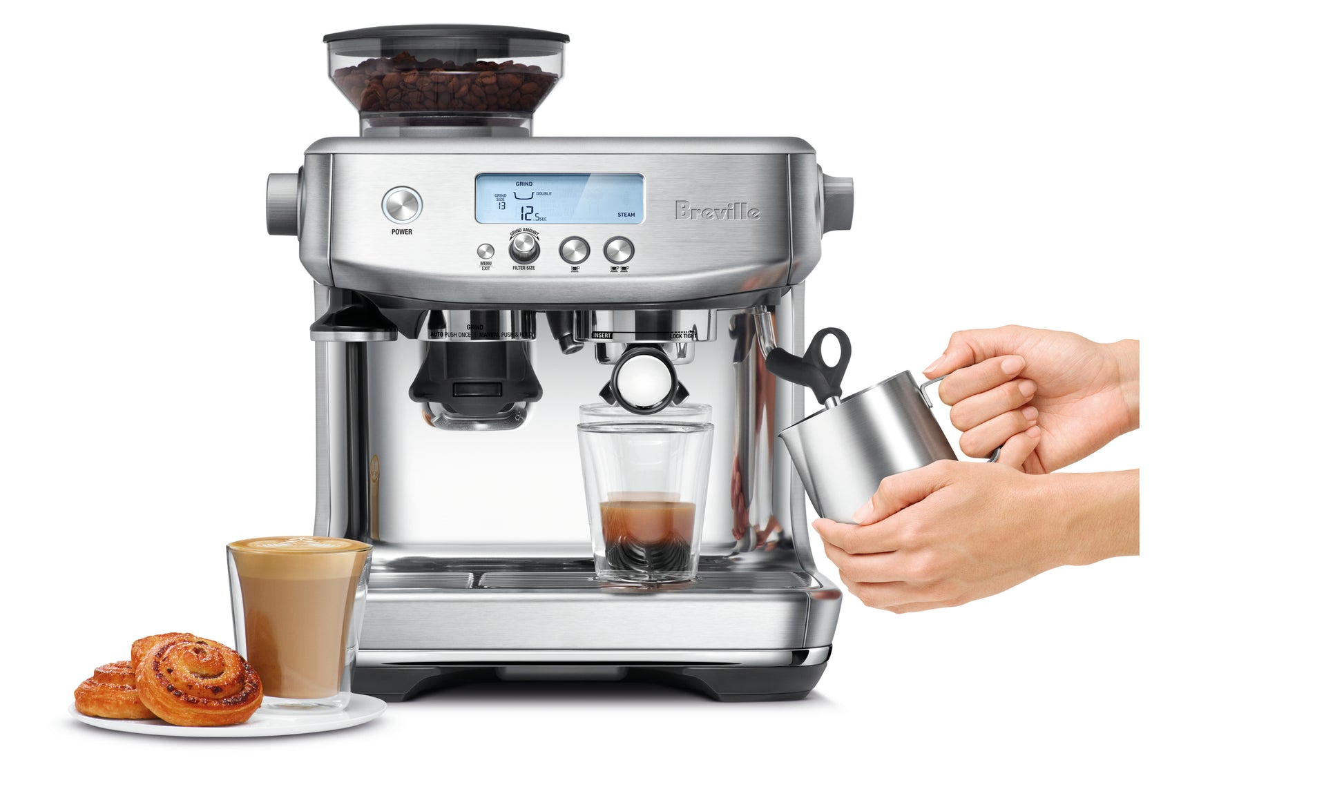 Breville Barista Pro BES878 Brushed Stainless Steel