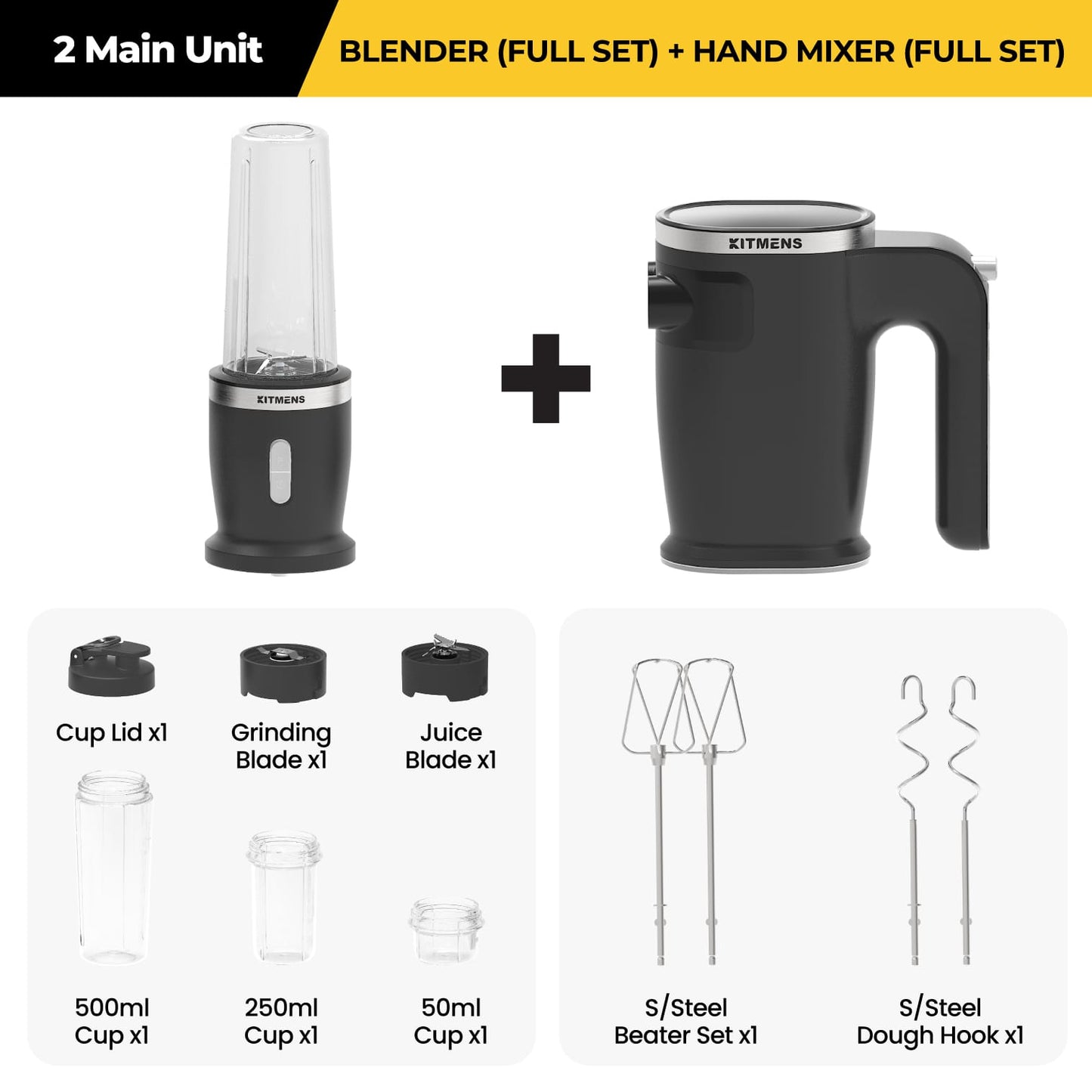 Kitmens ONE Cordless Personal Blender KM-CPB
