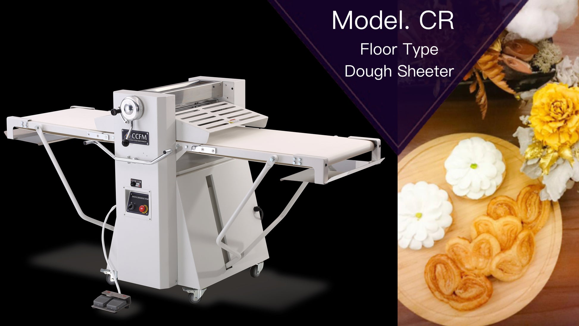 CCFM CR-304-N / CR-305-N Floor Type Dough Sheeter