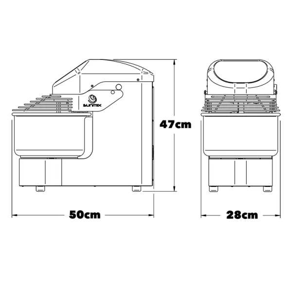 Sunmix Spiral Dough Mixer EVO6