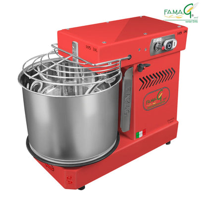 Famag IM10-S 10-Speed Removable Bowl Spiral Dough Mixer - Maraschino