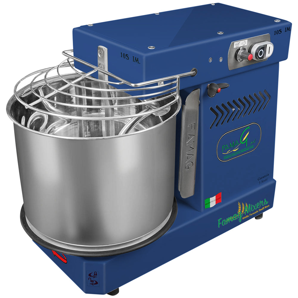 Famag IM10-S 10-Speed Removable Bowl Spiral Dough Mixer - Marina