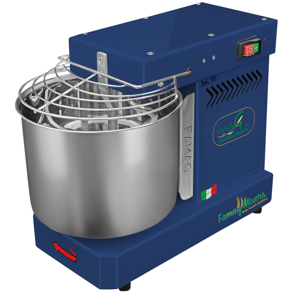 Famag IM10 Single Speed Spiral Dough Mixer - Marina