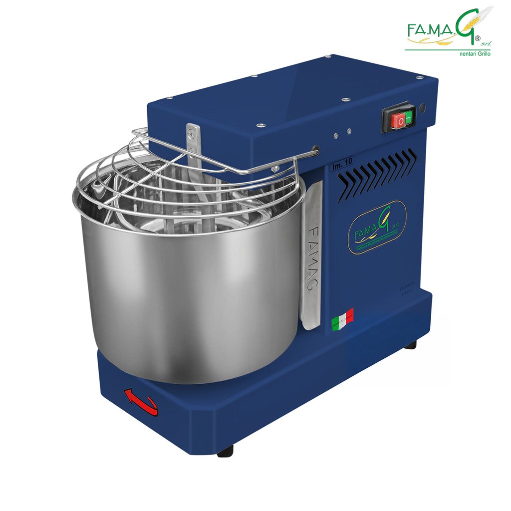 Famag IM10 Single Speed Spiral Dough Mixer - Marina