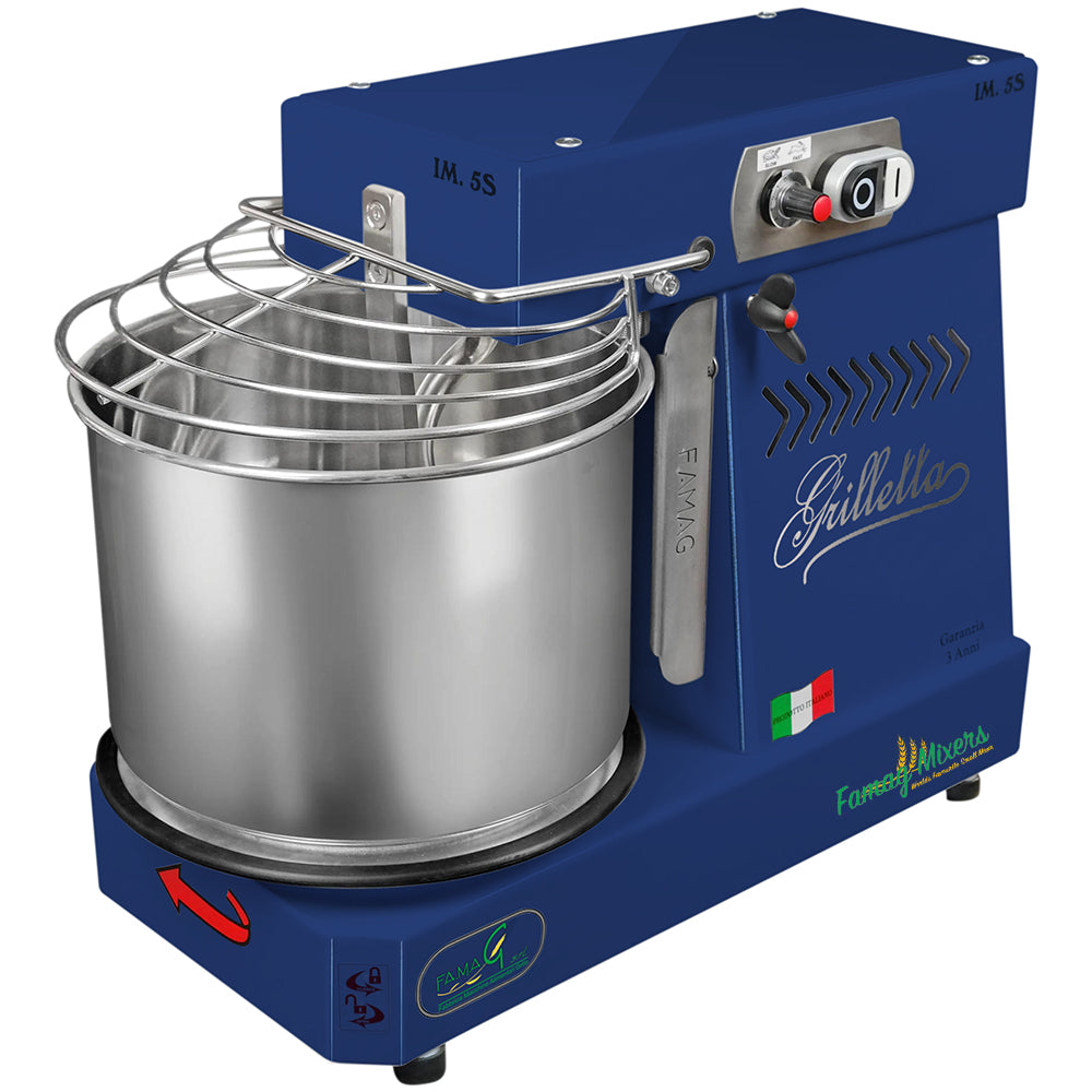 Famag IM5-S 10-Speed Removable Bowl Spiral Dough Mixer - Marina