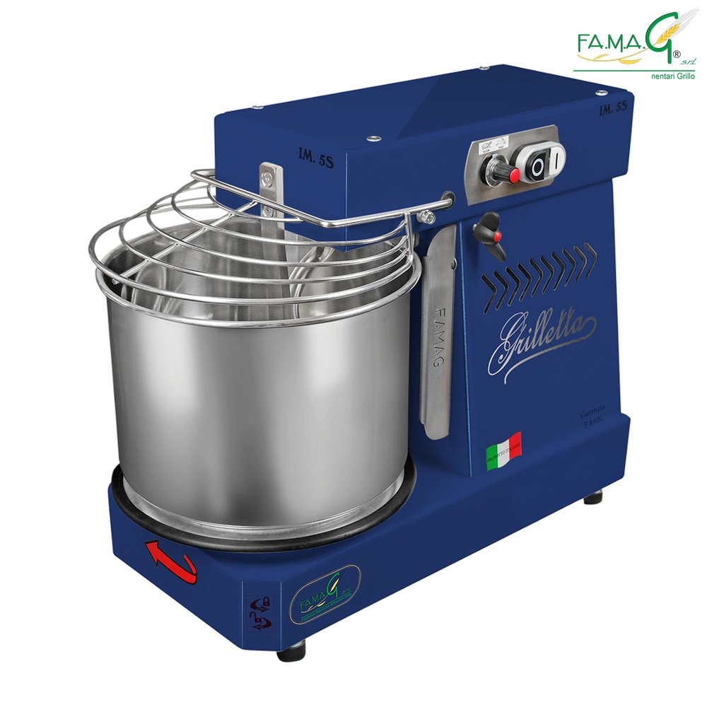 Famag IM5-S 10-Speed Removable Bowl Spiral Dough Mixer - Marina