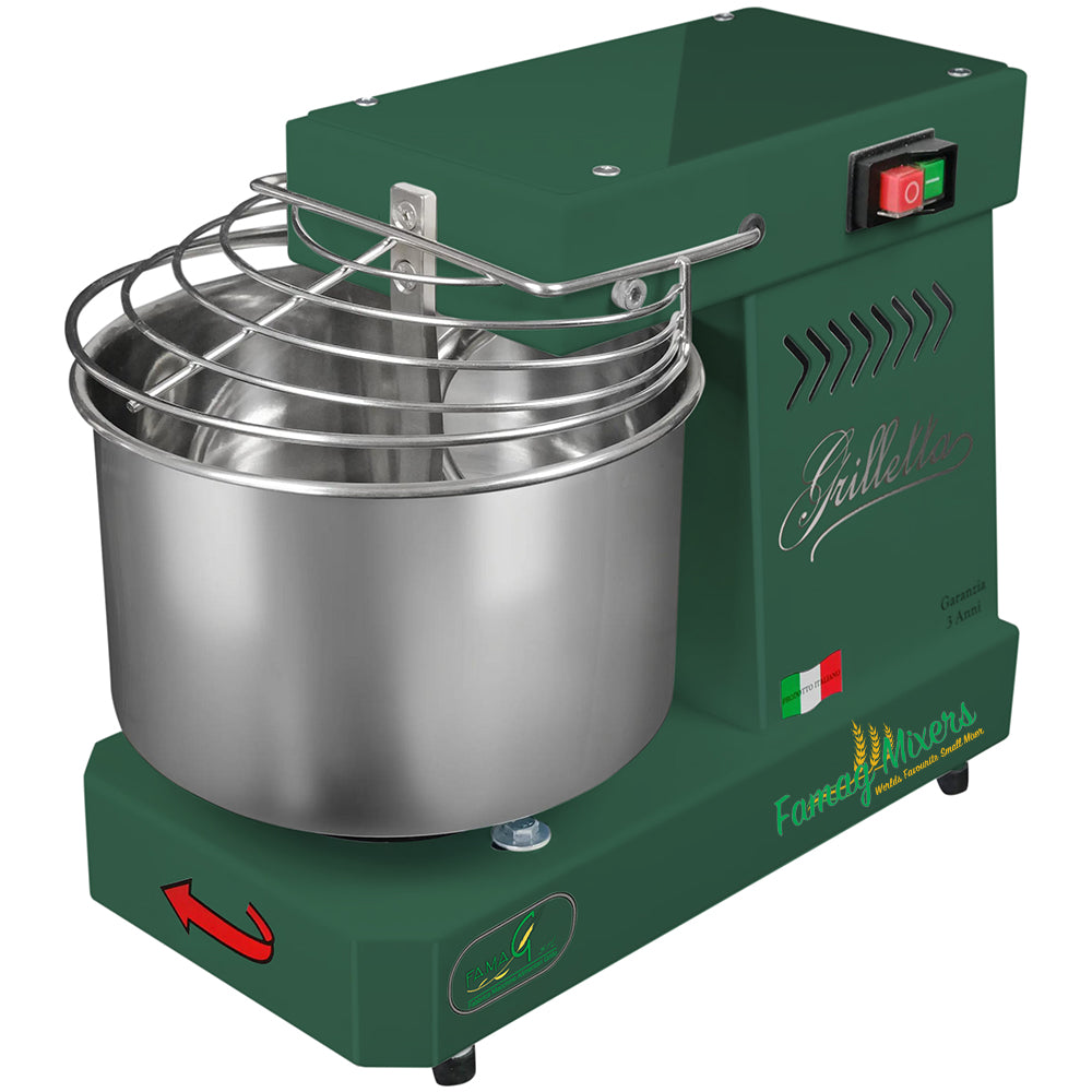 Famag IM5 10-Speed Spiral Dough Mixer - Emerald