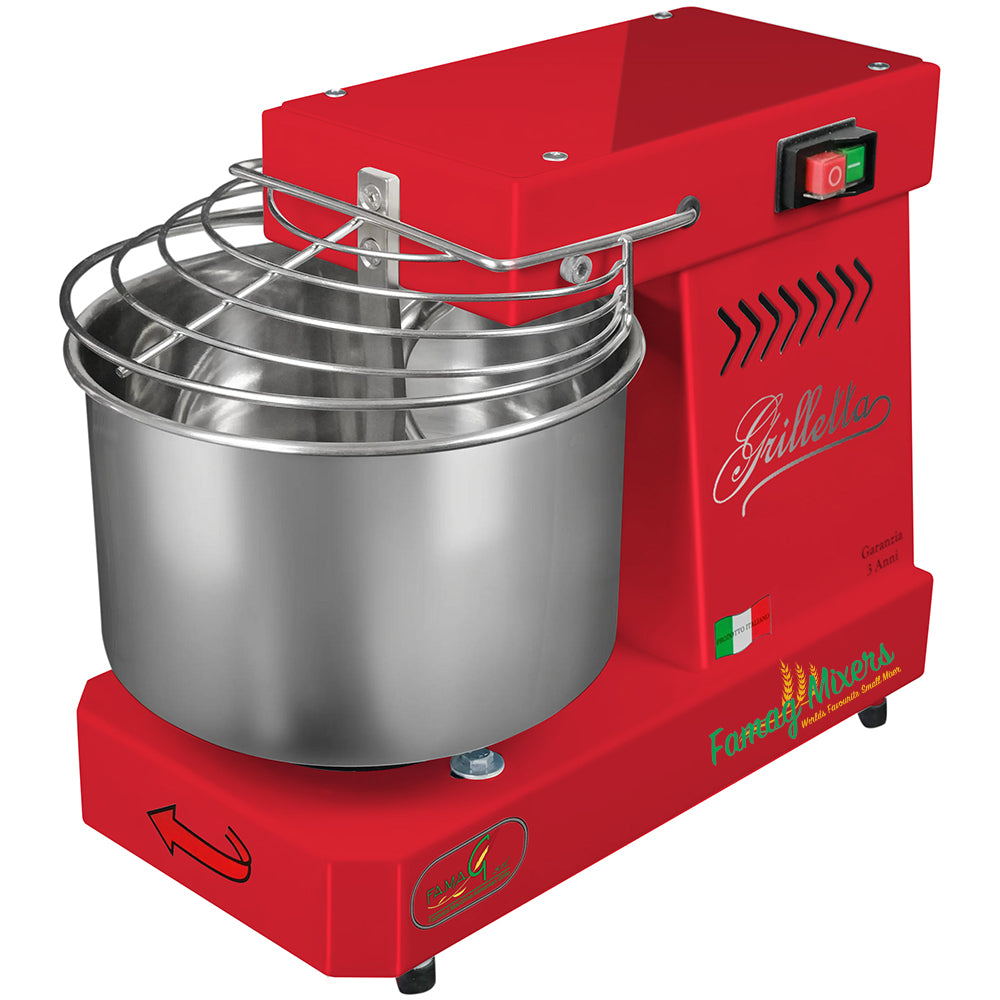 Famag IM5 10-Speed Spiral Dough Mixer - Ruby