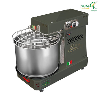 Famag IM6-S 10-Speed Removable Bowl Spiral Dough Mixer - Charcoal