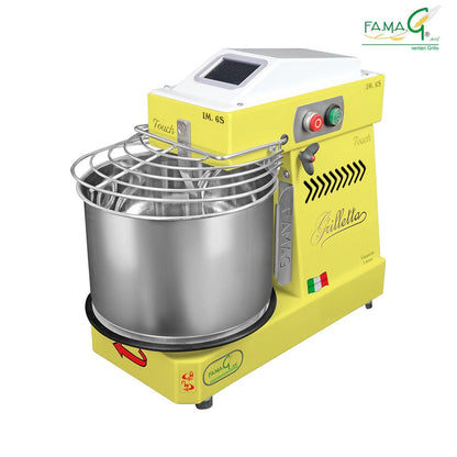 Famag IM6-S High Hydration Touch Removable Bowl Spiral Dough Mixer - Lemon