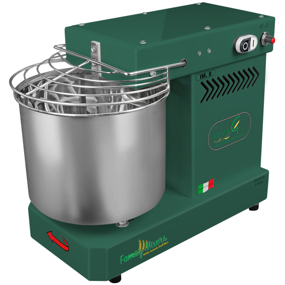 Famag IM8 10-Speed Spiral Dough Mixer - Emerald