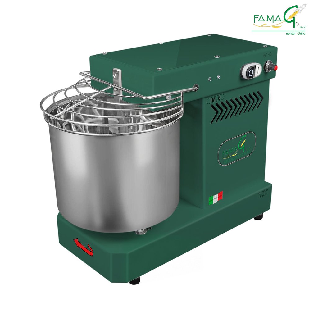 Famag IM8 10-Speed Spiral Dough Mixer - Emerald