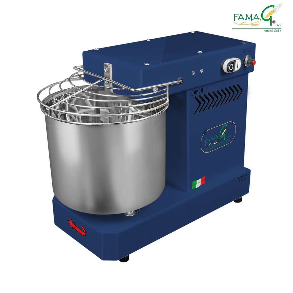 Famag IM8 10-Speed Spiral Dough Mixer - Marina