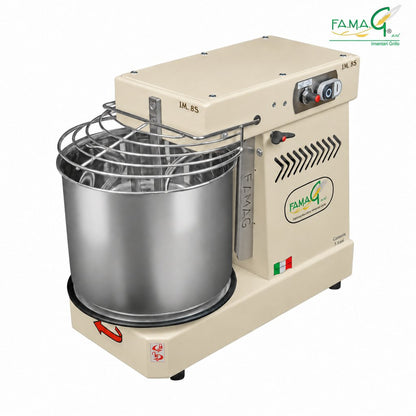 Famag IM8-S 10-Speed Removable Bowl Spiral Dough Mixer - Oyster