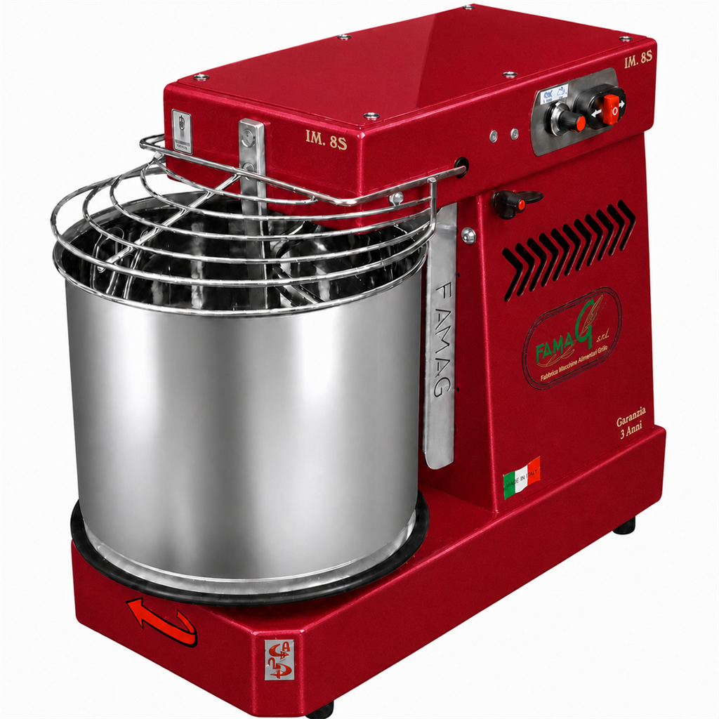 Famag IM8-S High Hydration Spiral Dough Mixer