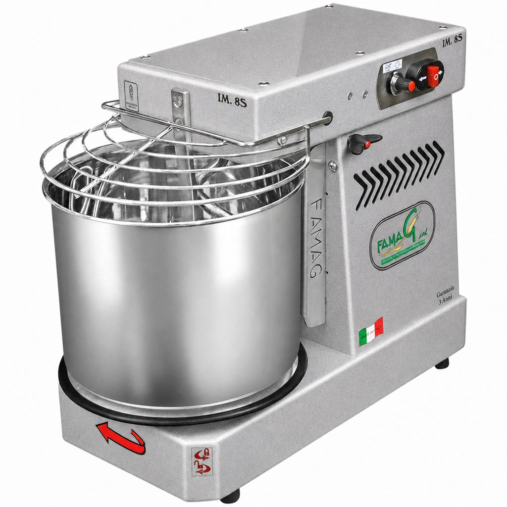 Famag IM8-S High Hydration Spiral Dough Mixer