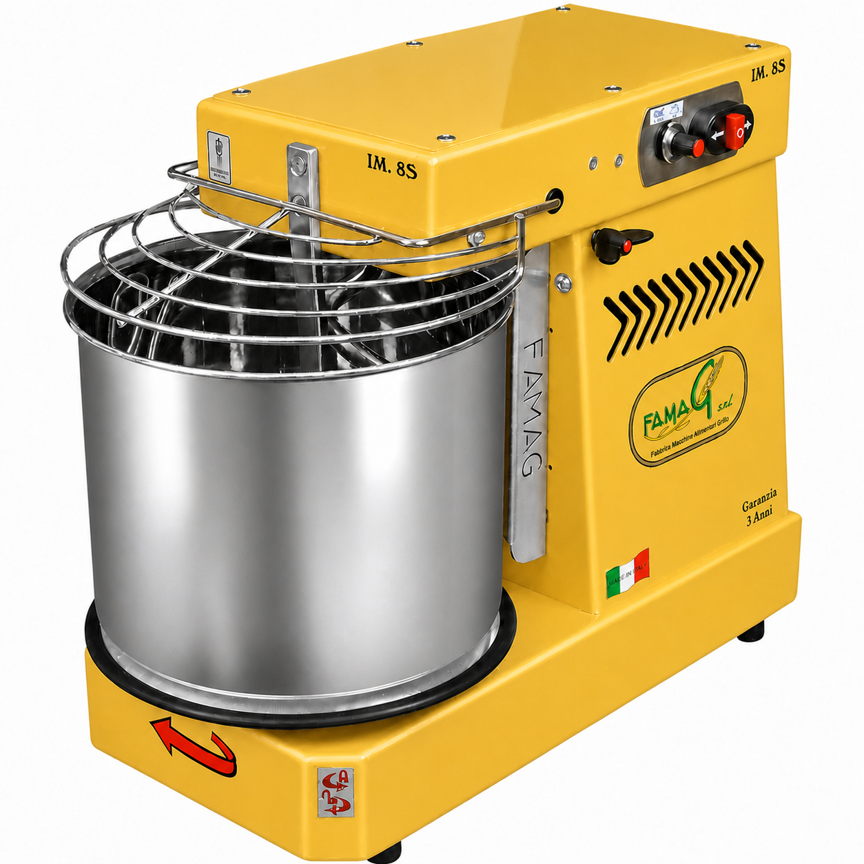 Famag IM8-S High Hydration Spiral Dough Mixer