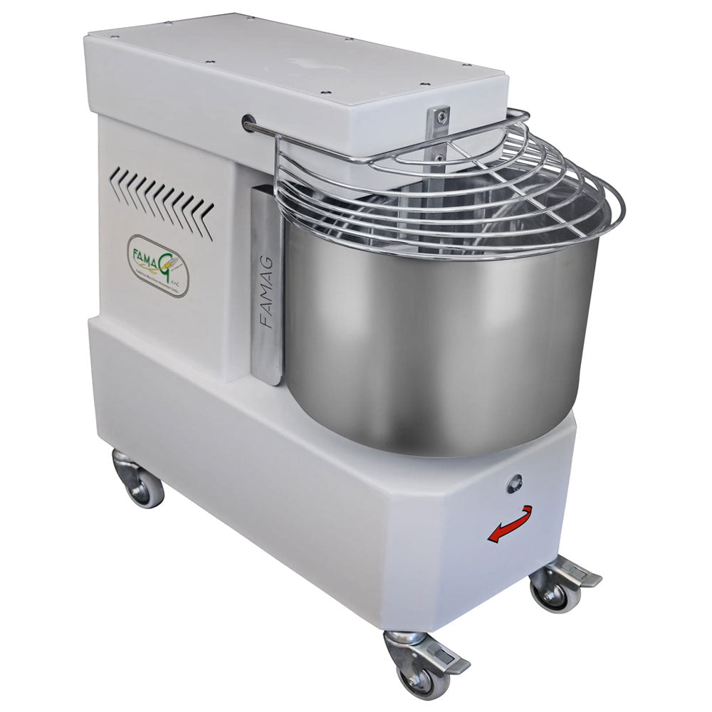 Famag IM15 10-Speed Spiral Dough Mixer - side view