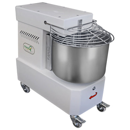 Famag IM15 10-Speed Spiral Dough Mixer - side view