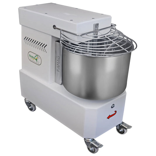 Famag IM15 10-Speed Spiral Dough Mixer - side view