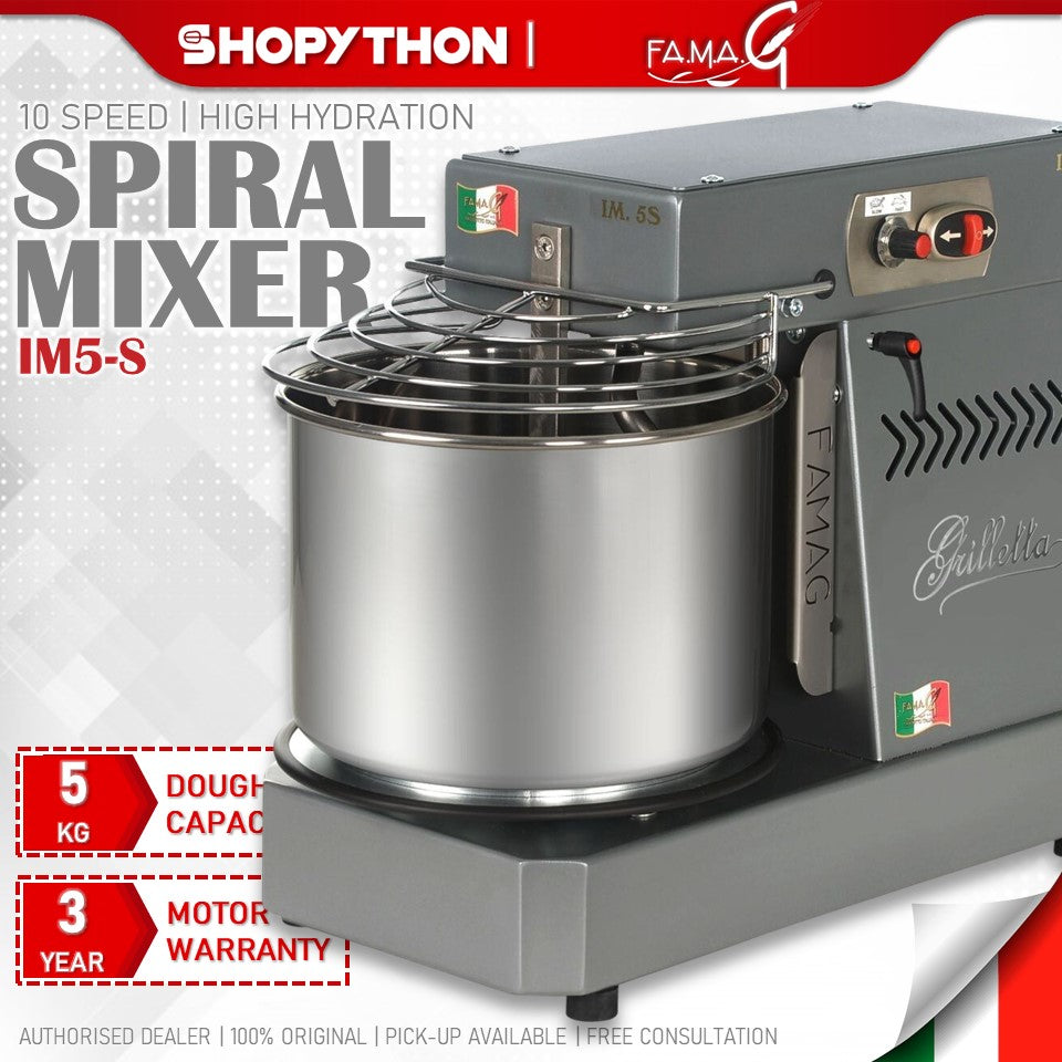 Famag IM5-S High Hydration Spiral Dough Mixer