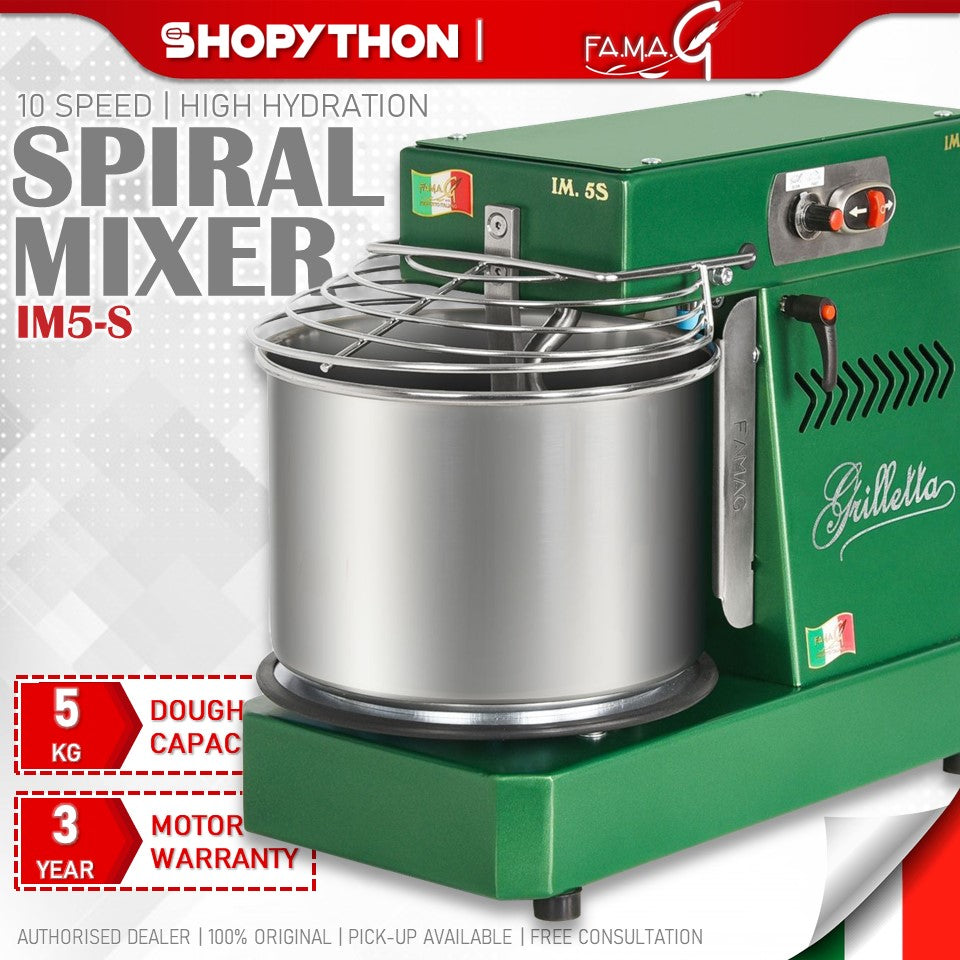 Famag IM5-S High Hydration Spiral Dough Mixer