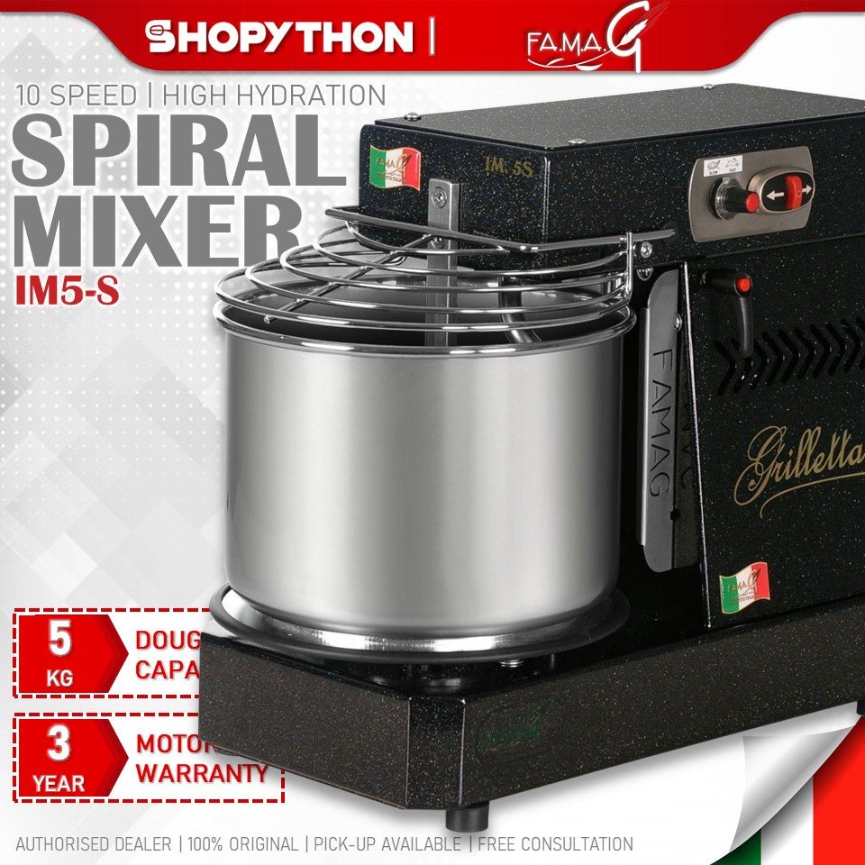 Famag IM5-S High Hydration Spiral Dough Mixer