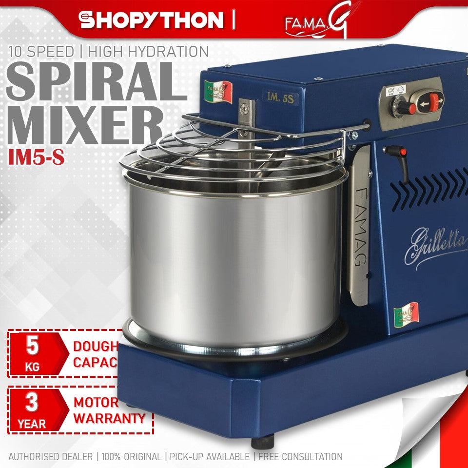 Famag IM5-S High Hydration Spiral Dough Mixer