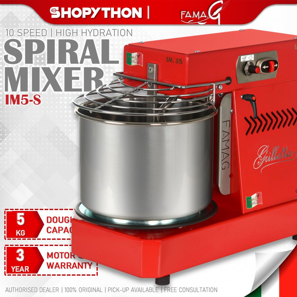 Famag IM5-S High Hydration Spiral Dough Mixer