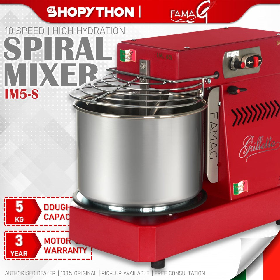 Famag IM5-S High Hydration Spiral Dough Mixer