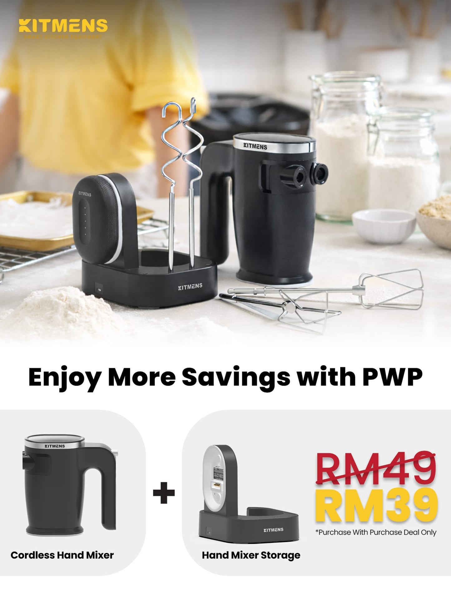 Kitmens ONE Hand Mixer Storage KM-HMS